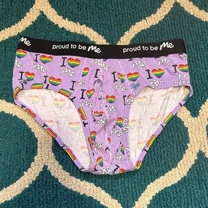 MeUndies Men’s Proud to Be ME Pride Briefs Size XL